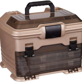 Flambeau Outdoors T4 Smoke Multiloader, Portable Fishing & Tackle Storage Box, Gold/Black