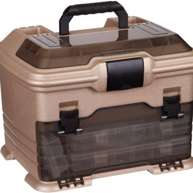 Flambeau Outdoors T4 Smoke Multiloader, Portable Fishing & Tackle Storage Box, Gold/Black